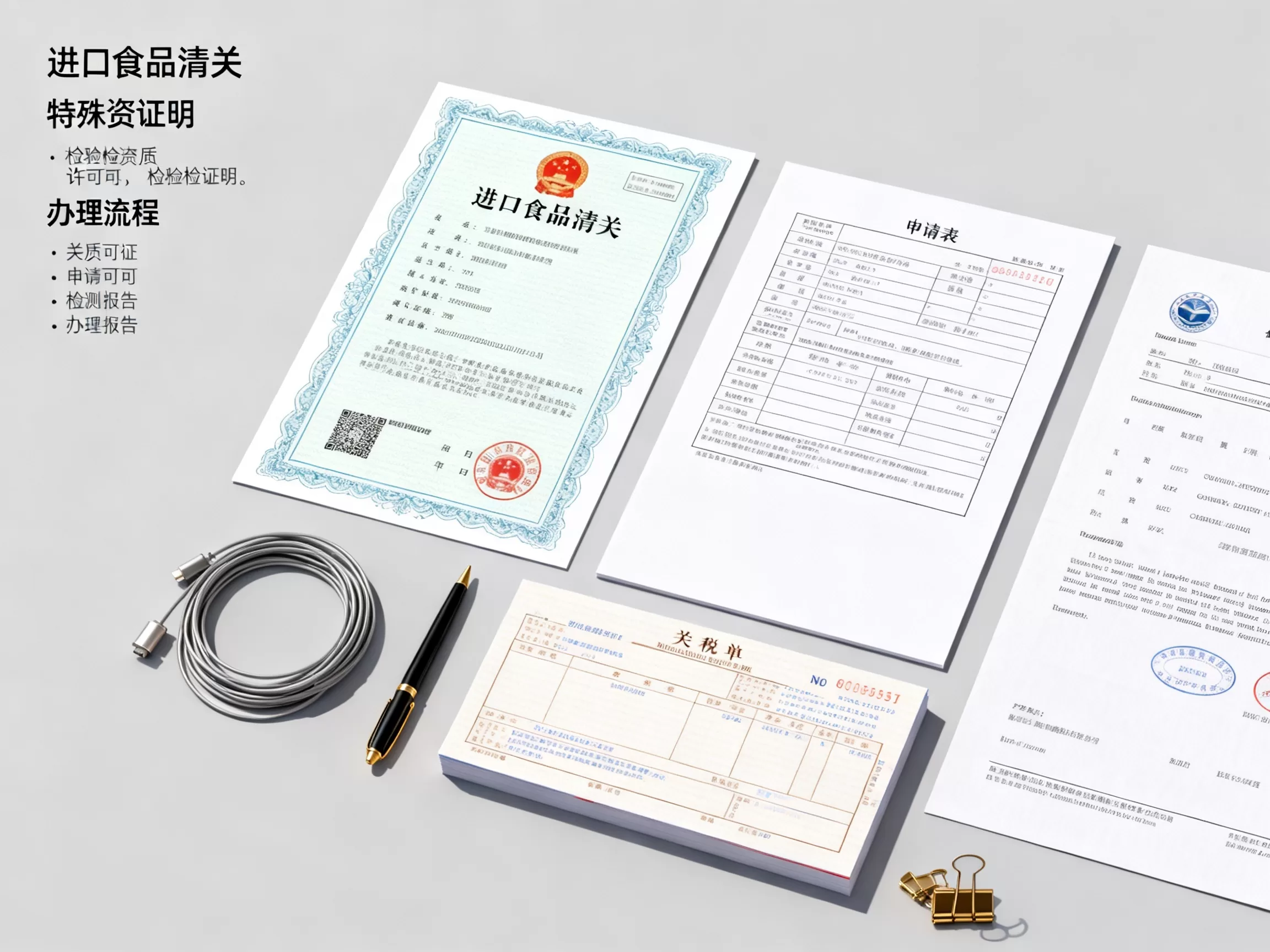 进口食品清关需要哪些特殊资质，办理流程和费用是多少？
